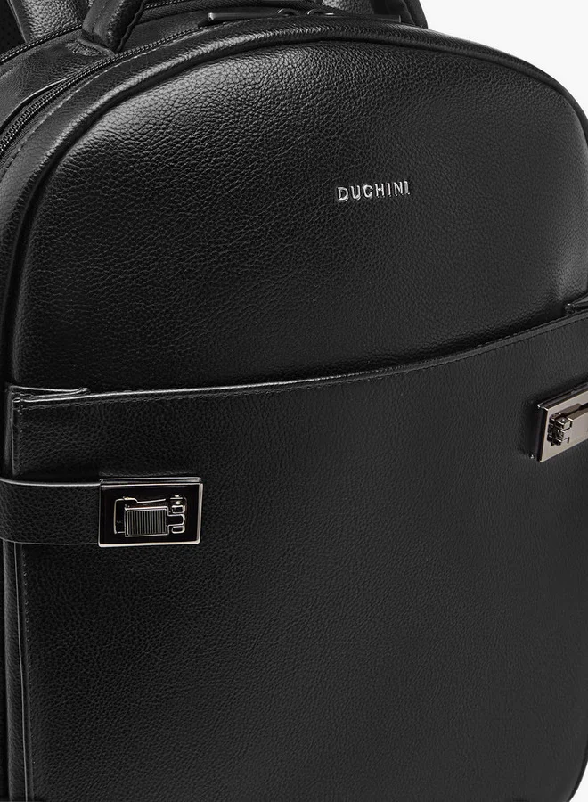 DUCHINI BLACK Backpack With Adjustable Straps for Men | Best Price UAE